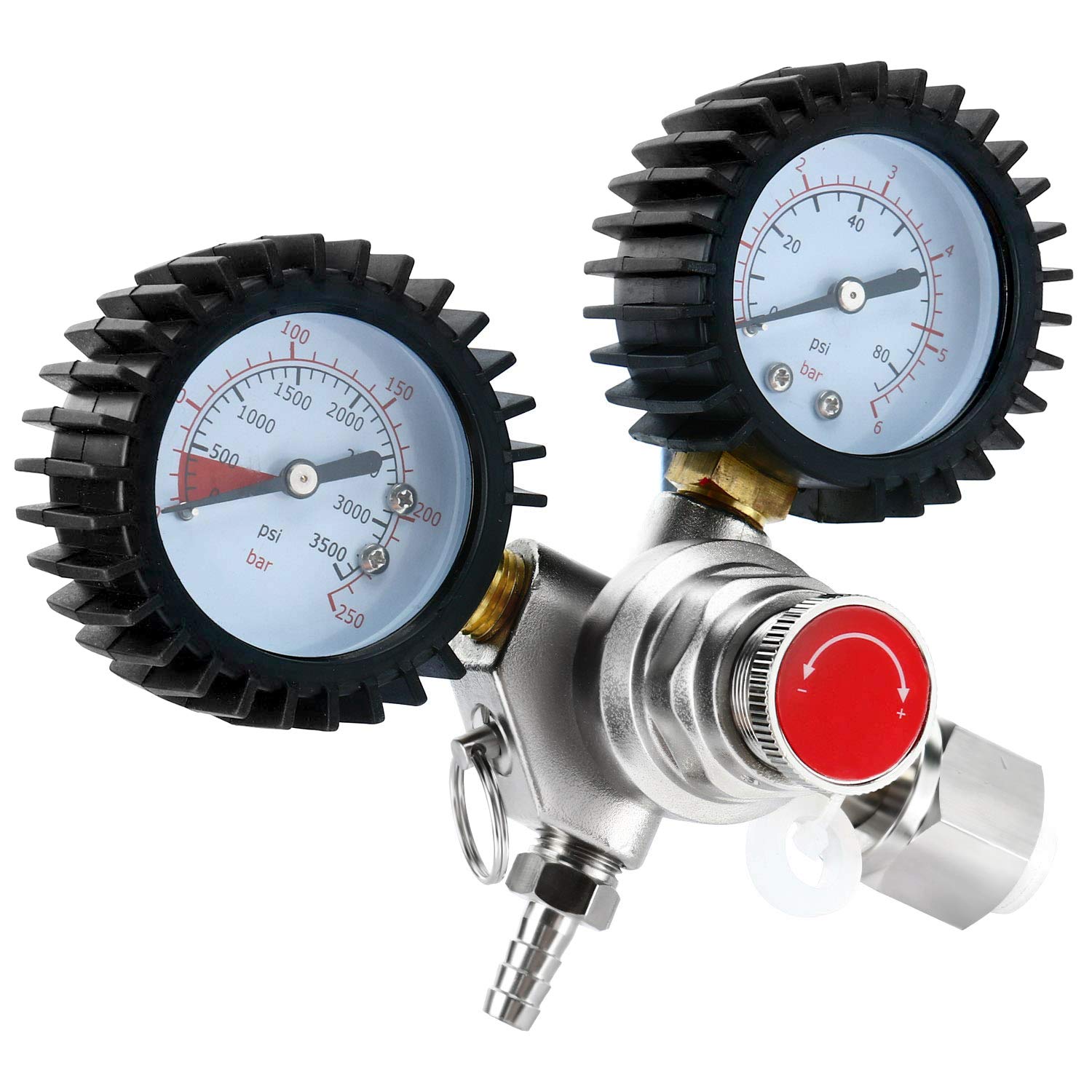 SKYTOU Dual Gauge CO2 Regulator